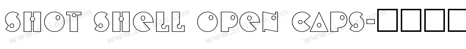 Shot Shell Open Caps字体转换